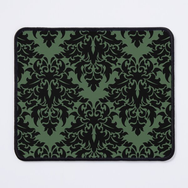 Item preview, Medium Dusty Green Damask 4 designed and sold by Pixels2Patterns.