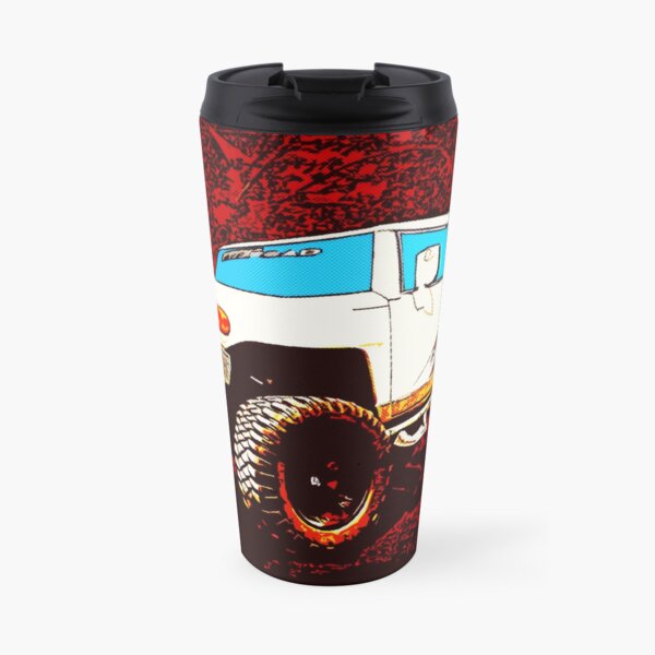 Toyota FJ Cruiser 4x4 Cartoon Panel from VivaChas Travel Mug