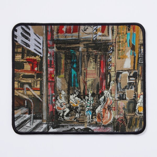 Item preview, Laneway Buskers, Melbourne City Thread Sketch designed and sold by JulietDCollins.