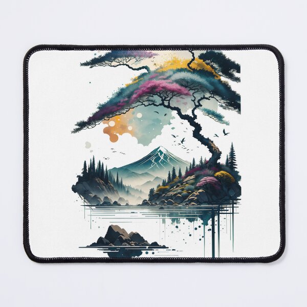 Item preview, A Serene Mountain Landscape designed and sold by JustBeCoooool.
