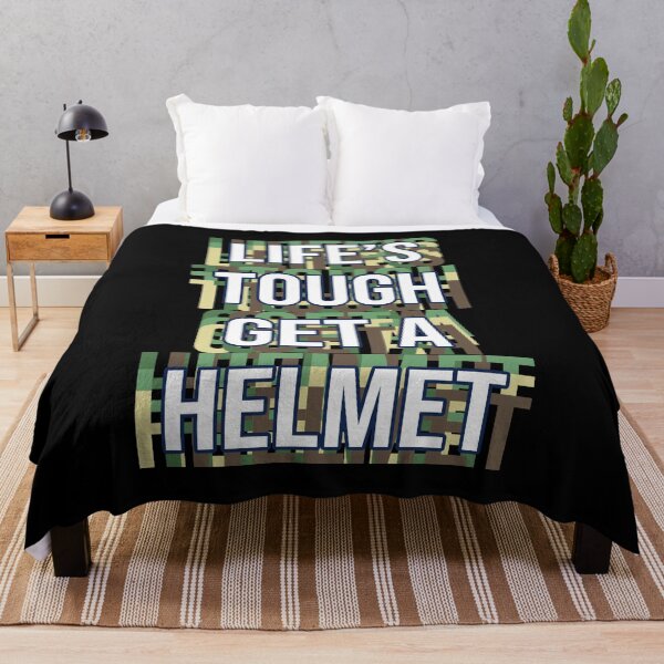 Item preview, Life's Tough Get a Helmet designed and sold by MOONINSPIRATION.