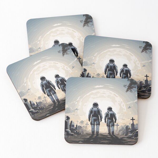 Item preview, Leaving the Realm of the Past - Astronauts on a Journey to a New Beginning. designed and sold by SandArtz.