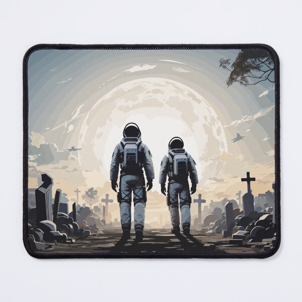 Item preview, Leaving the Realm of the Past - Astronauts on a Journey to a New Beginning. designed and sold by SandArtz.