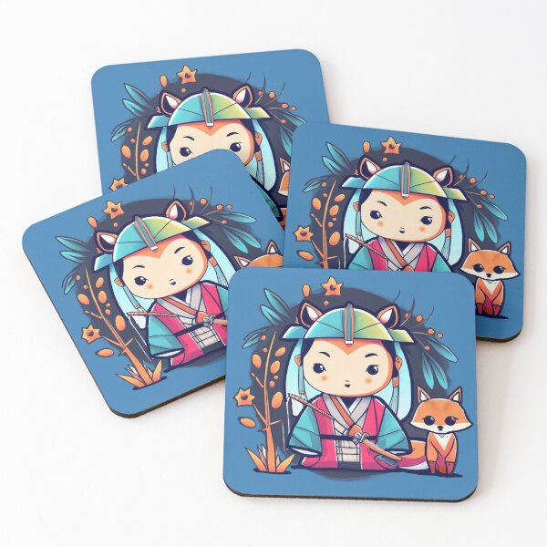 Item preview, Samurai with a Fox designed and sold by oniquem.