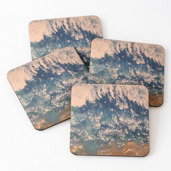 Item preview, The Wave  - An Acrylic Pour designed and sold by Onelamb.