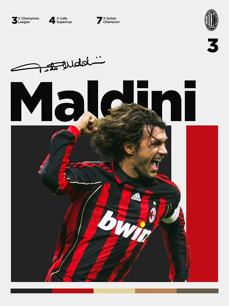 Paolo Maldini Poster