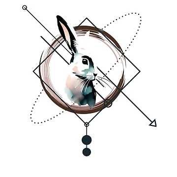 Artwork thumbnail, Geometry rabbit by AnxiousVariance