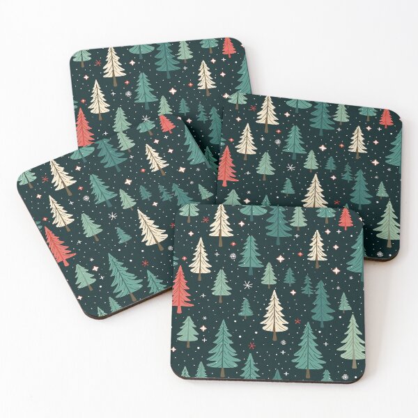 Item preview, Christmas wonder forest with fir trees designed and sold by ThePandorrah.