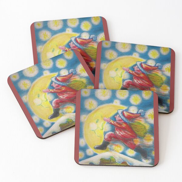 Item preview, Over the Roof-tops - father Christmas is here designed and sold by LittleLiz.