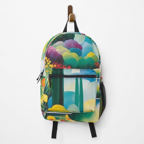 Item preview, a painting of a river surrounded by trees and flowers designed and sold by Enga6.