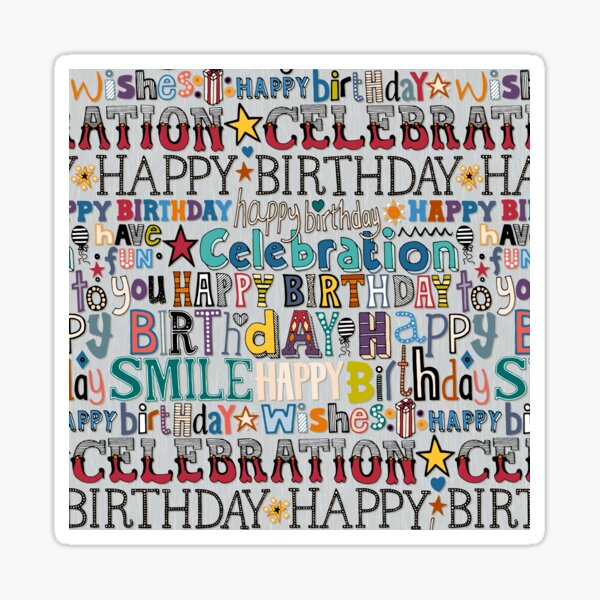 Item preview, birthday celebration chrome designed and sold by scrummy.