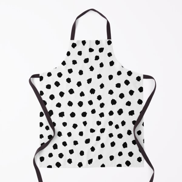 Item preview, Preppy Brush Stroke Dotty Pattern Black and White designed and sold by OneThreeSix.