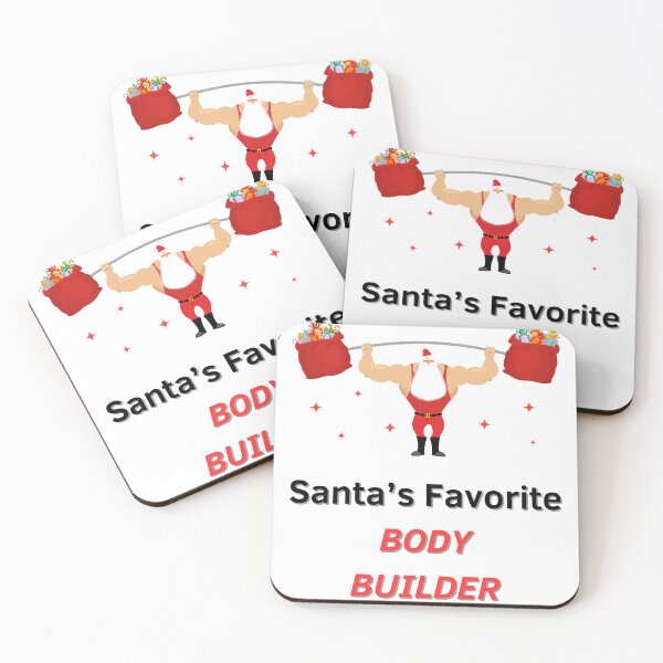 Item preview, Santa's Favorite Body Builder designed and sold by GbzDigital.