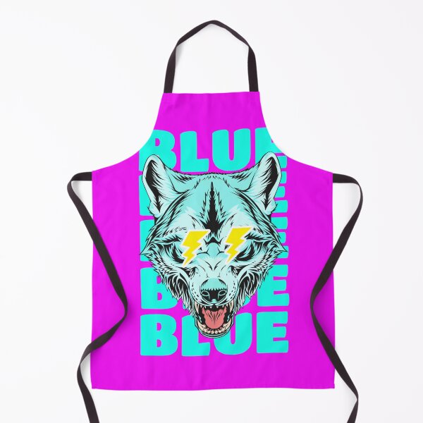 Artikelvorschau, Preppy Blue Wolfdog Lighting Eye entworfen und verkauft von Cheeseyamtees.