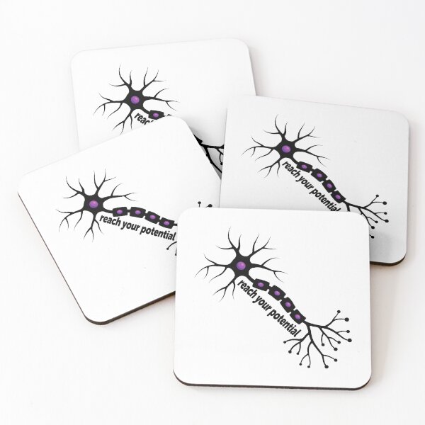 Item preview, Reach Your Potential - Neuron Brain Motivation designed and sold by ScienceCorner.