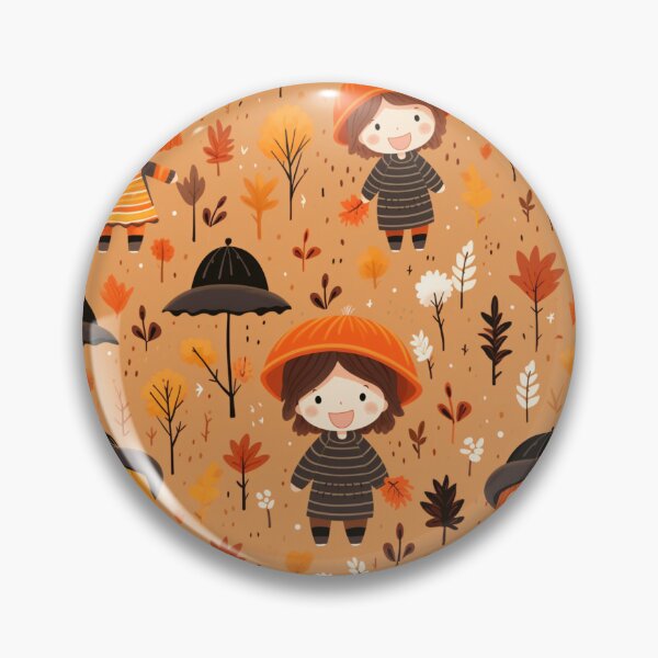 Item preview, Happy kids autumn park pattern 2 designed and sold by SmileshareShop.