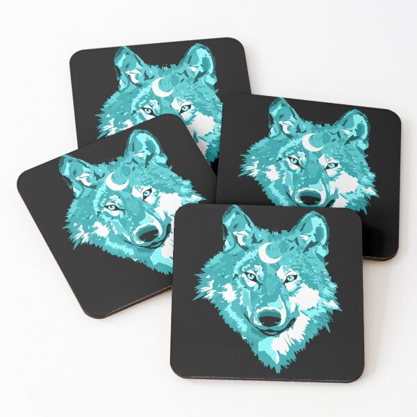 Item preview, Witch Blue Wolfdog Crescent Moon Order designed and sold by Cheeseyamtees.