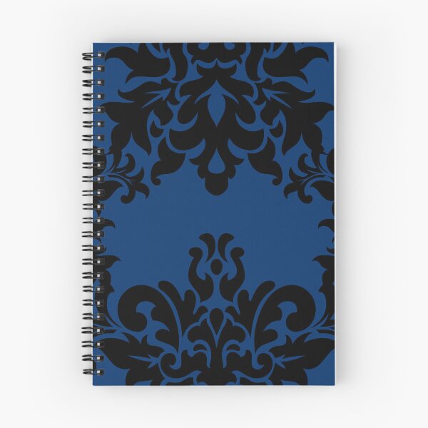 Item preview, Large Blue Damask 5 designed and sold by Pixels2Patterns.