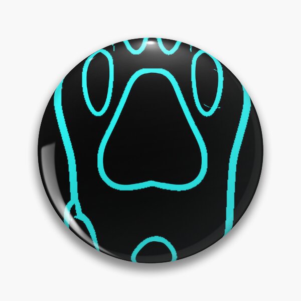 Item preview, Social Media Blue Wolfdog Paw Like  designed and sold by Cheeseyamtees.