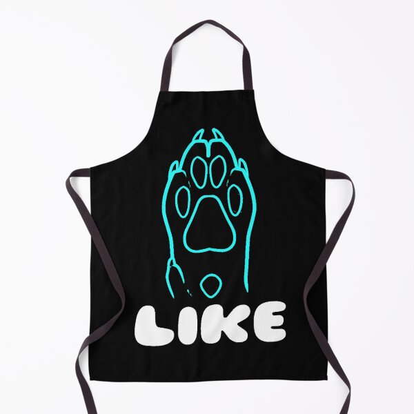 Item preview, Social Media Blue Wolfdog Paw Like designed and sold by Cheeseyamtees.