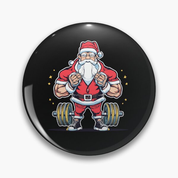 Item preview, Funny santa Weightlifting christmas, santa deadlifting  designed and sold by Pitchou07.