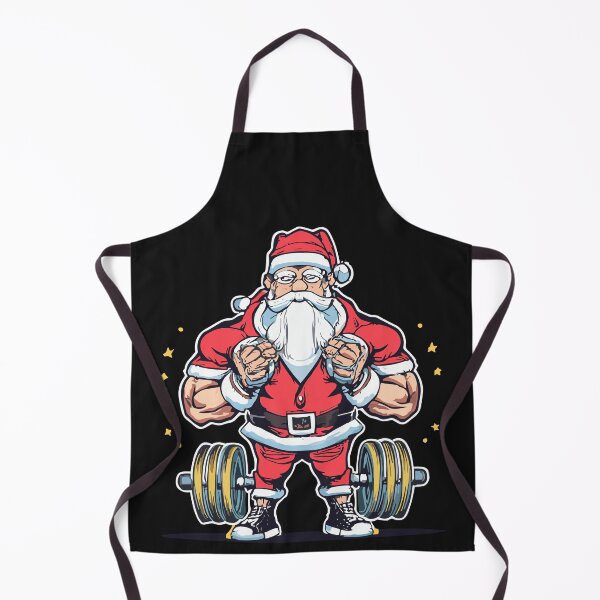 Item preview, Funny santa Weightlifting christmas, santa deadlifting  designed and sold by Pitchou07.