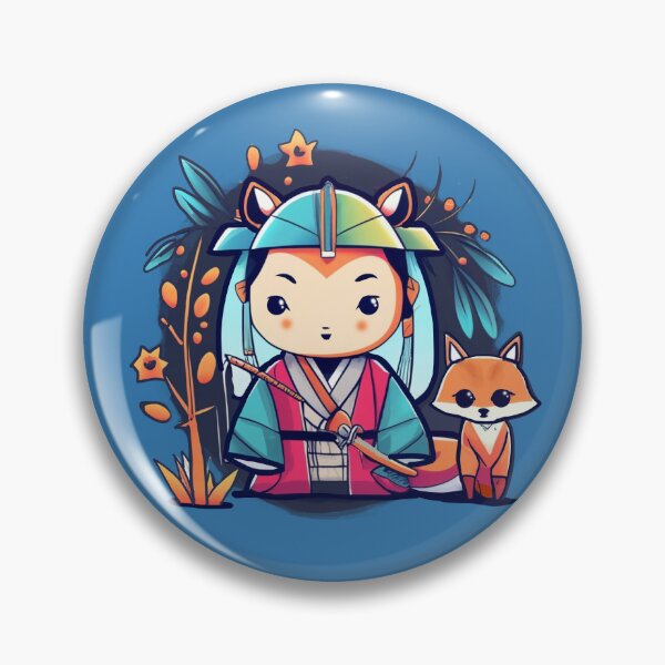 Item preview, Samurai with a Fox designed and sold by oniquem.