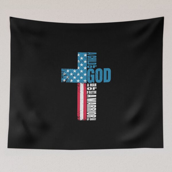 Item preview, America Pride US Flag Faith Over Fear Christian Cross Jesus  designed and sold by smartrocket.
