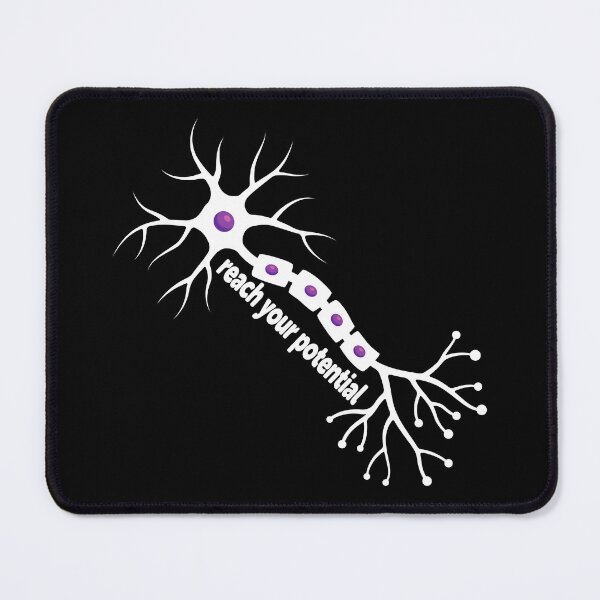 Item preview, Reach Your Potential - Neuron Brain Motivation designed and sold by ScienceCorner.
