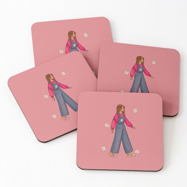 Item preview, Chica andando con margaritas designed and sold by Lolagilart.
