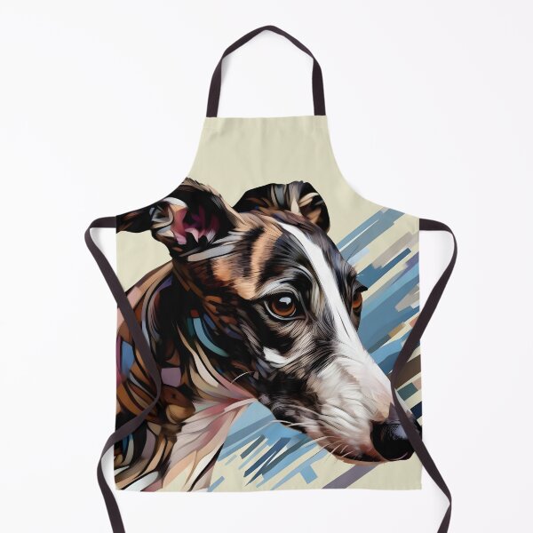 Item preview, Colourful Brindle Greyhound designed and sold by IdlePython.