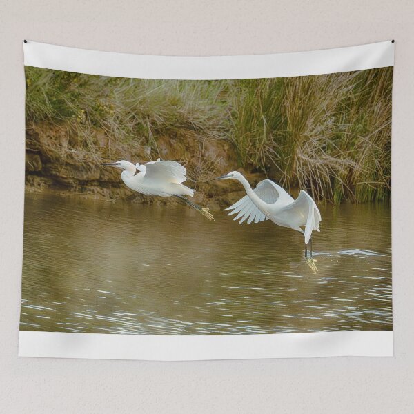 Item preview,  flying egrets designed and sold by kathleenjean.