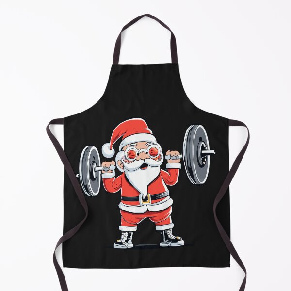 Item preview, Funny santa Weightlifting christmas, santa deadlifting  designed and sold by Pitchou07.