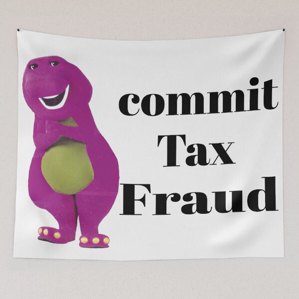 Item preview, commit tax fraud designed and sold by Creative-Wolf16.