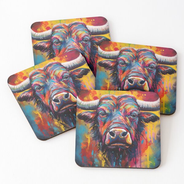 Item preview, "Vibrant Bison Spirit" designed and sold by callicoartshop.