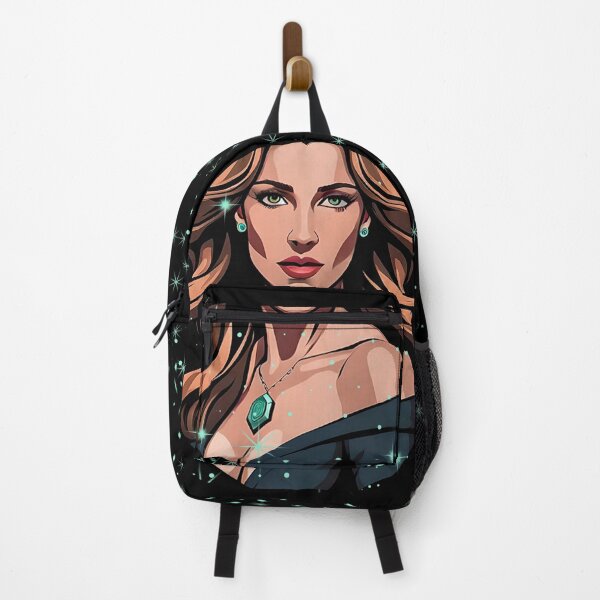 Item preview, Devilish blonde with green eyes surrounded by stars designed and sold by HarridanCreates.