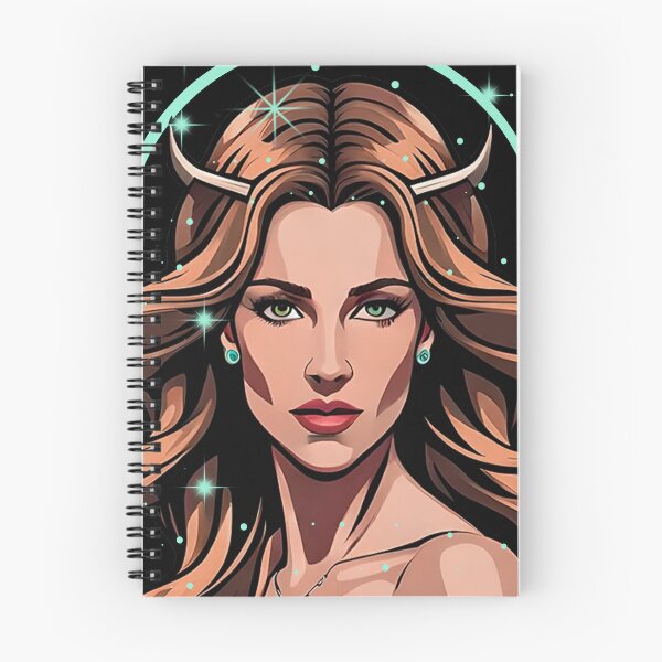 Item preview, Devilish blonde with green eyes surrounded by stars designed and sold by HarridanCreates.