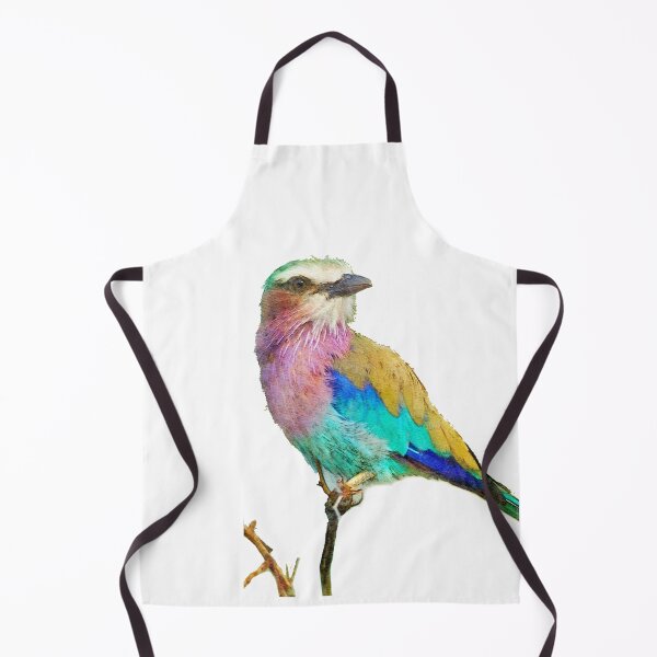 Item preview, lilac roller watercolor photography bird designed and sold by Cheeseyamtees.