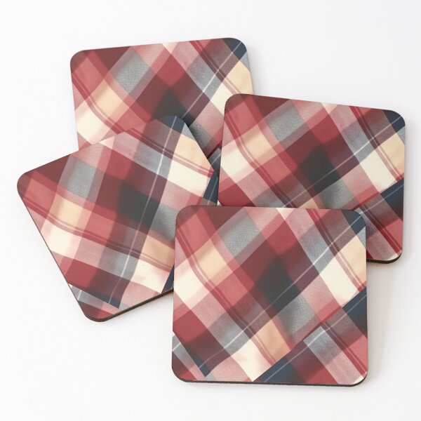 Item preview, Red Wavy Plaid Pattern designed and sold by TriForceDesign.