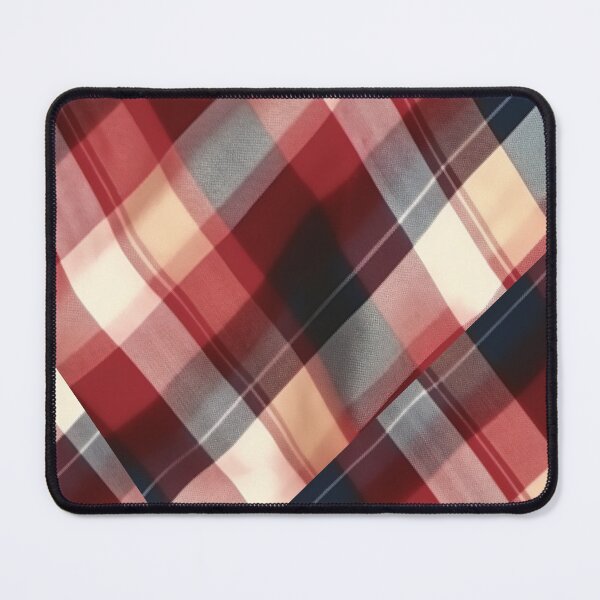 Item preview, Red Wavy Plaid Pattern designed and sold by TriForceDesign.