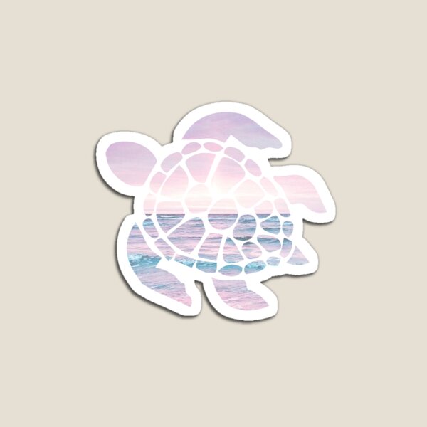 Vista previa del artículo con la obra «Playa rosa de las tortugas marinas», diseñado y vendido por livpaigedesigns.