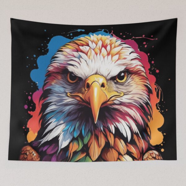 Item preview, American Blad Eagle Head Rainbow designed and sold by martin max.