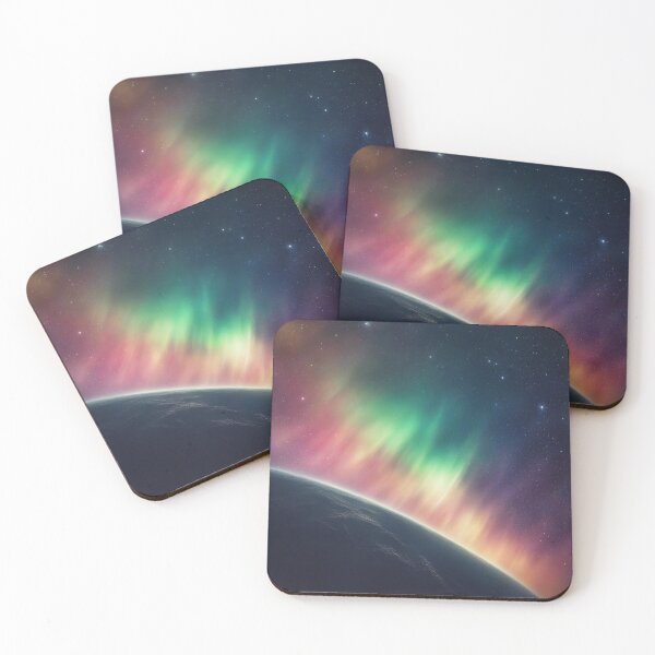 Item preview, Planet Earth with the Aurora designed and sold by Woodoartdesign.