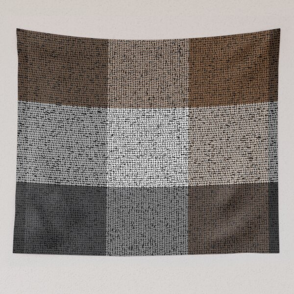 Item preview, Seamless repeat vector pattern. Black white and brown checkered designed and sold by Full4Energy.