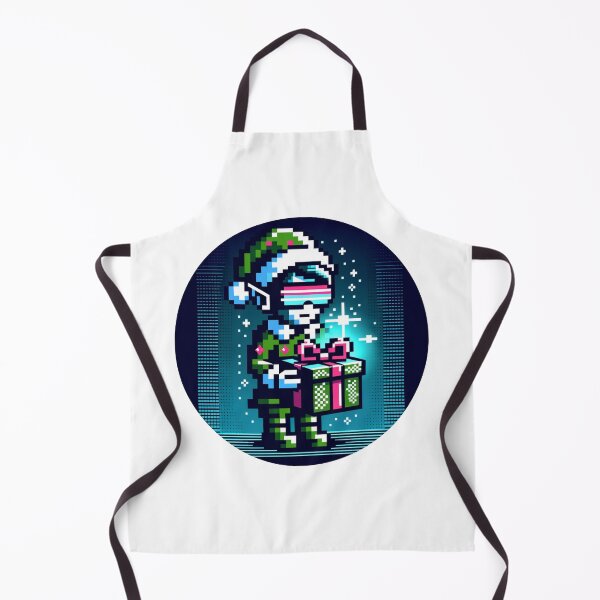 Item preview, Minimalist 8-bit Pixel Art Cyberpunk Elf with Neon-Lit Attire designed and sold by PixelPunkster.