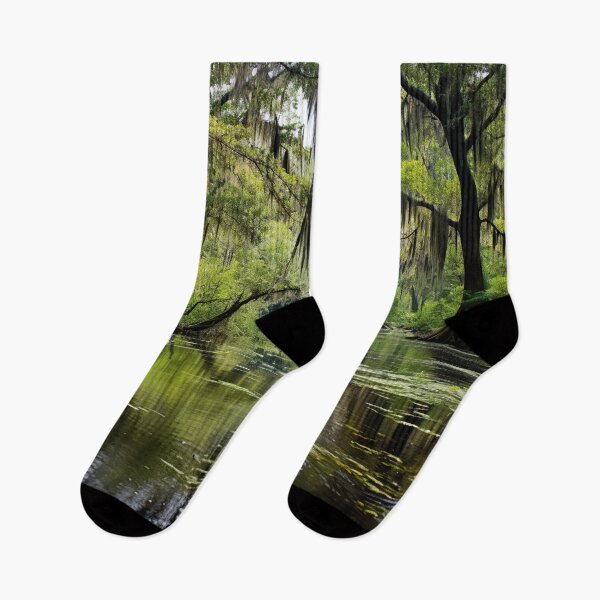 Item preview, Hot summer day in the Bayou County swamp in the style of an oil painting designed and sold by Pflugart.