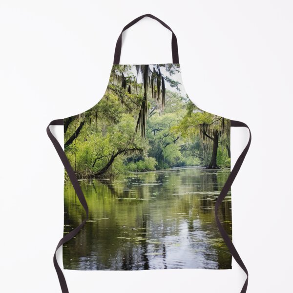 Item preview, Hot summer day in the Bayou County swamp in the style of an oil painting designed and sold by Pflugart.