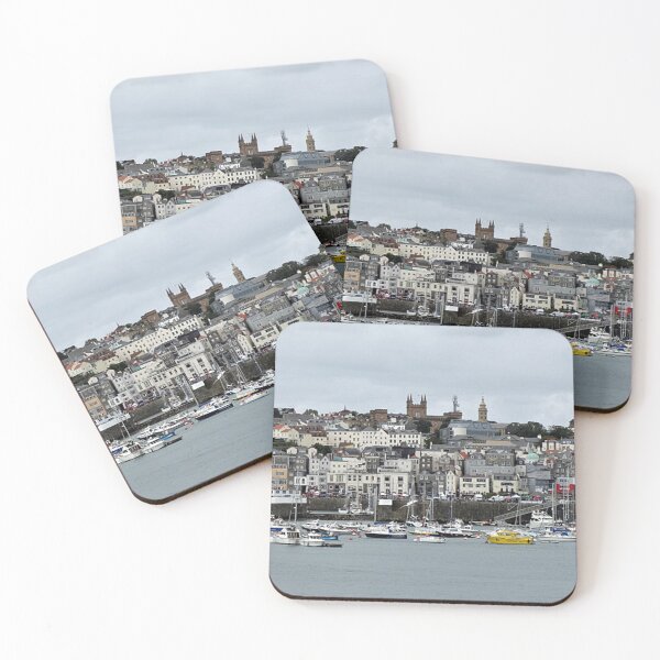 Item preview, Sea Front and Harbour St Peter Port Guernsey designed and sold by EternalRainbow.