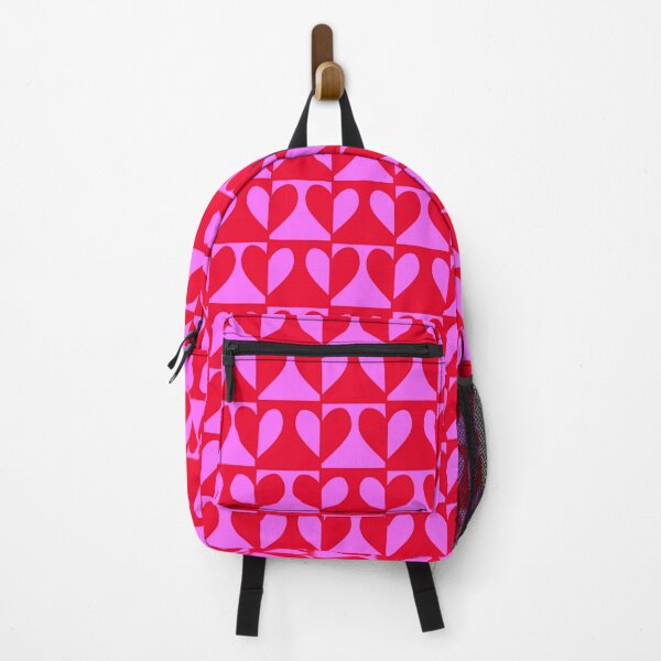 Item preview, Pink and red hearts pattern designed and sold by Lolagilart.