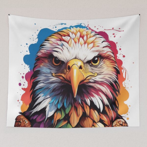 Item preview, American Blad Eagle Head Rainbow designed and sold by martin max.